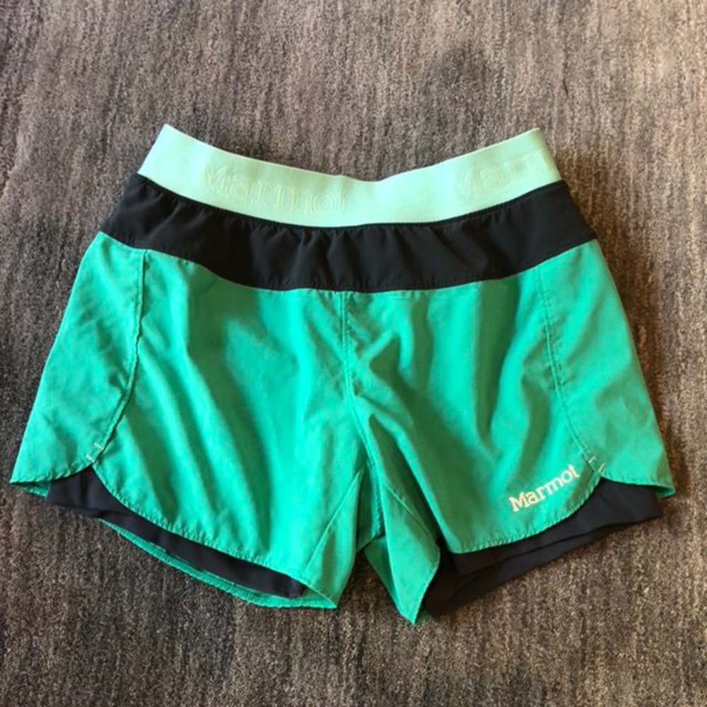 Marmot Gem Green/Ice Green Womens Pulse Short